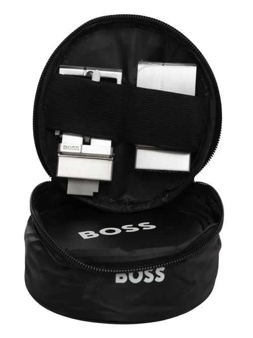 Cintura intercambiabile nera in pelle Hugo Boss | 50537100002